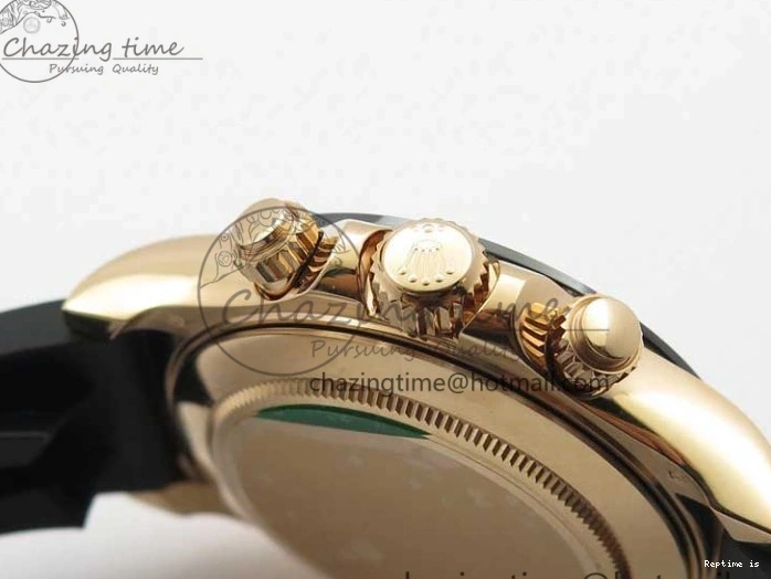 1224 Daytona 116515 Noob 1:1 Best Edition Chocolate Dial Lume Markers on Black Rubber Strap SA4130 (Free Extra Strap) V Stylish 2976